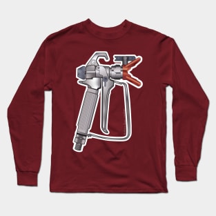 Painter Spray Gun Long Sleeve T-Shirt